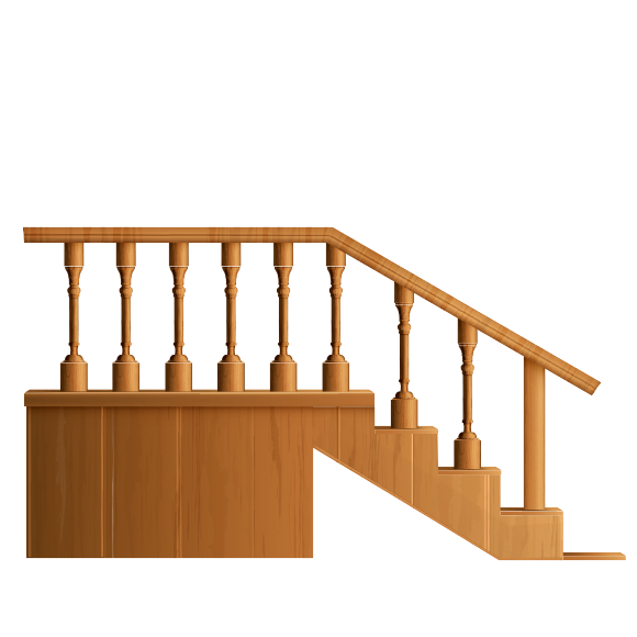 AHŞAP MERDİVENLER